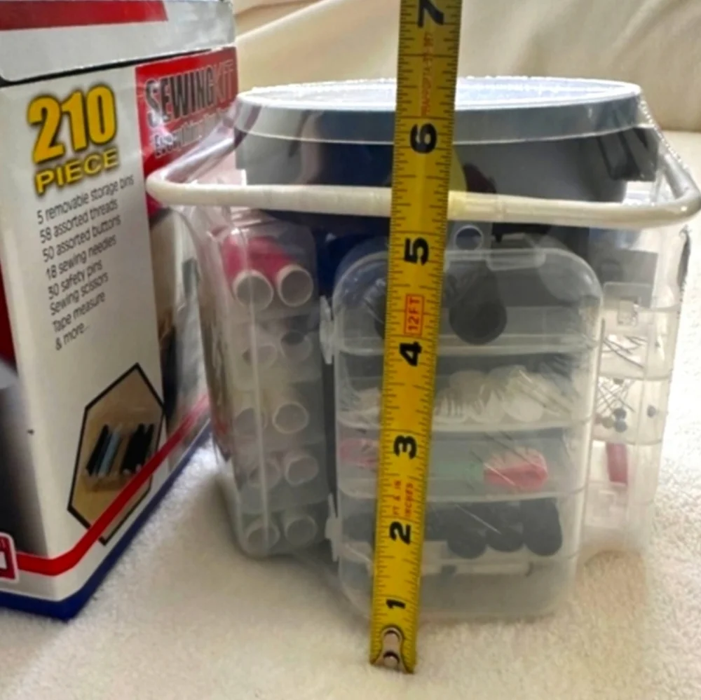 210 Piece Sewing Kit with Storage Gift